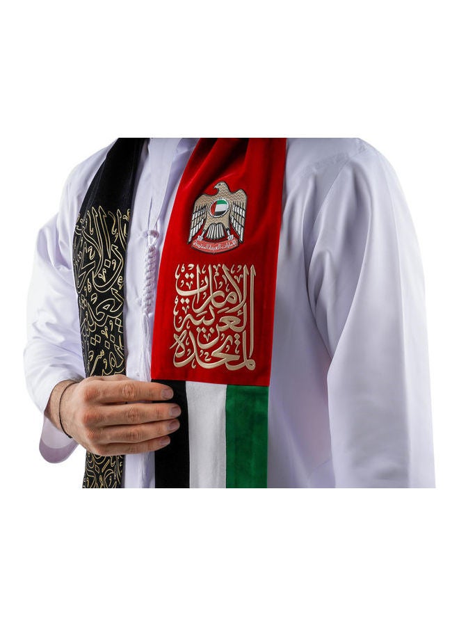 روفاتي وشاح اليوم الوطني لدولة الإمارات العربية المتحدة 2020 - بقصة مستقيمة متعدد الألوان  - Image 4