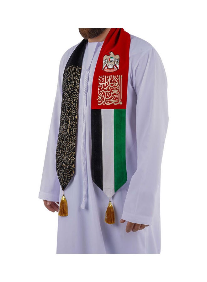 روفاتي وشاح اليوم الوطني لدولة الإمارات العربية المتحدة 2020 - بقصة مستقيمة متعدد الألوان  - Image 5