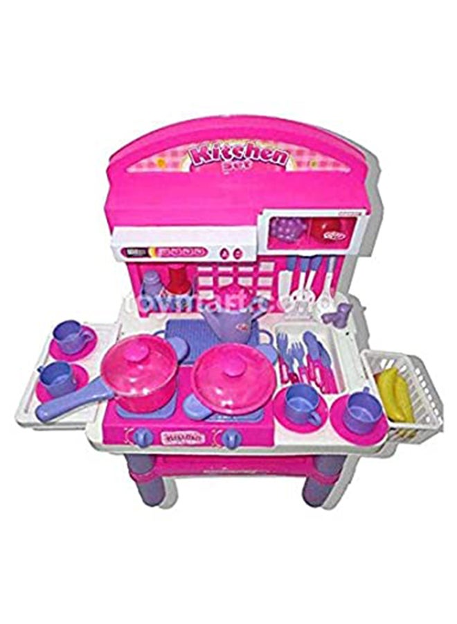 بيوينتي مجموعة ألعاب المطبخ التظاهرية متعددة القطع بتصميم فريد وغني بتفاصيل أصلية - Image 3