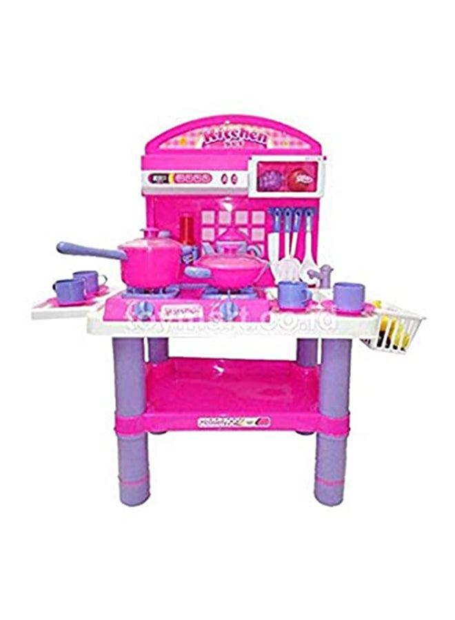 بيوينتي مجموعة ألعاب المطبخ التظاهرية متعددة القطع بتصميم فريد وغني بتفاصيل أصلية - Image 4