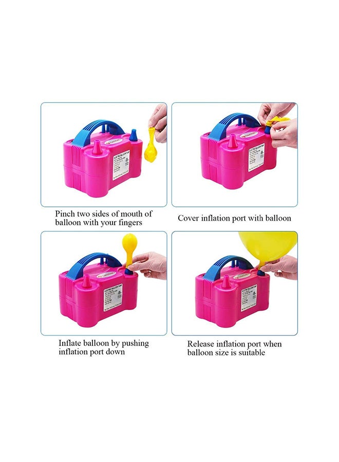 Electric Inflator Balloon Air Pump Lightweight Durable Made Up With Premium Quality 20x 15x 13cm