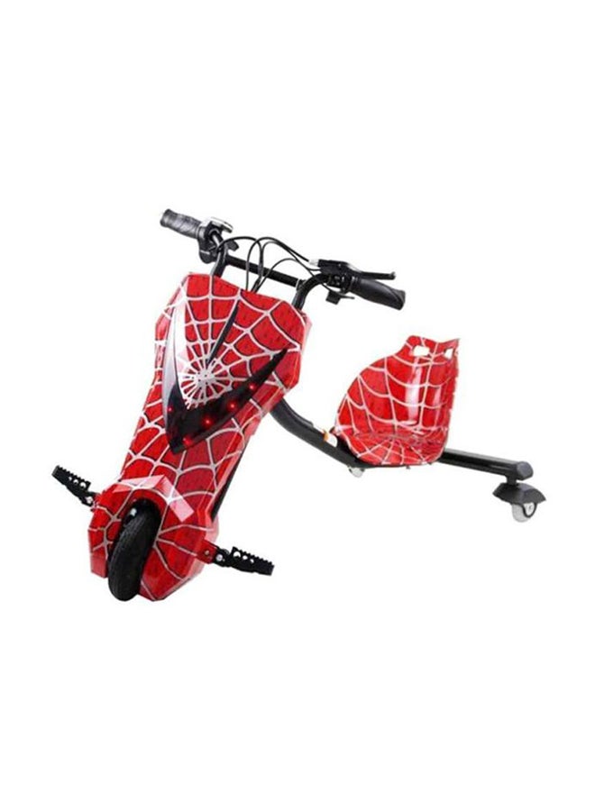 AGD - 3-Wheel Drifting Scooter In Spiderman Print Comfortable Seat With Backrest 67.4x54.6x24.2cm - Image 1