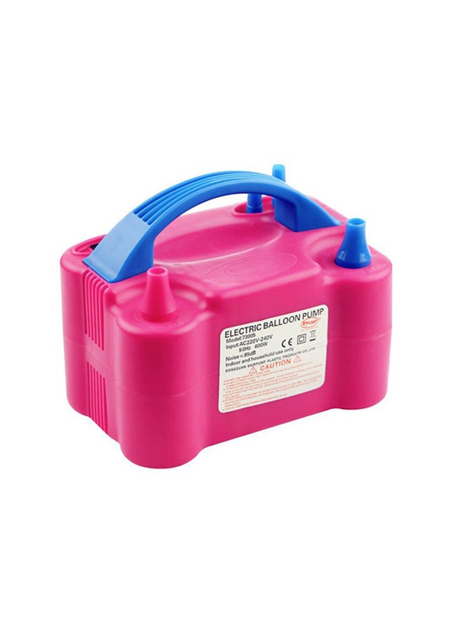Electric Inflator Balloon Air Pump Pink/Blue Durable Made Up With Good Quality  - Image 1