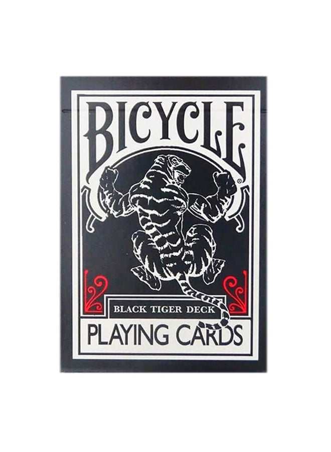 Bicycle Black Deck Tigers Playing Cards Durable Sturdy Material Easy To Play For Kids 9x6.5x2cm - Image 5