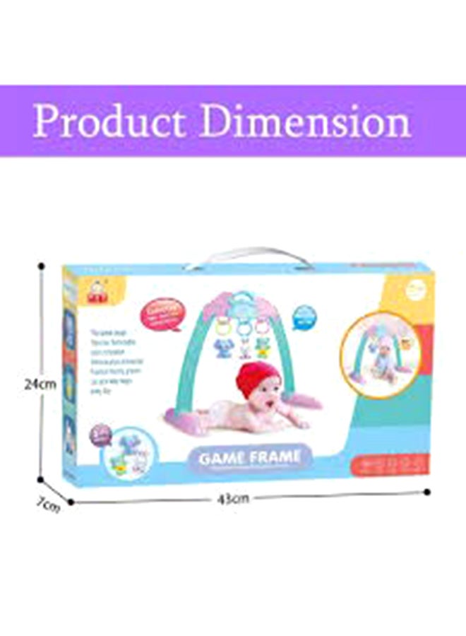Baby love - High Quality Game Indoor Frame Gym With Hanging Toys For Toddlers Durable 43x7.5x24cm - Image 1