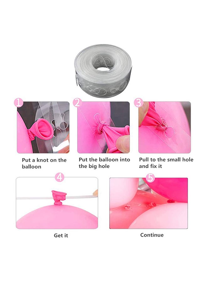 2-Piece Durable High Quality Balloon Arch Garland Decorating Strip Tape Set 8x5.99x1.7cm