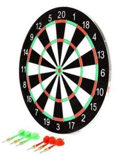 Classic Old Style Vibrant Color Double-Sided Dart Board Game Set For Kids 18inch - v1637064508/N32594344A_5