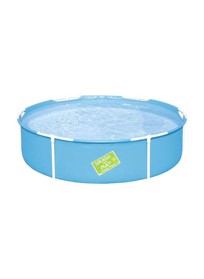 Inflatable Outdoor Round Metal Swimming Splash And Play Frame Pool For Kids - v1637064509/N32594970A_2