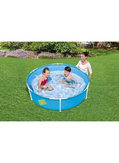 Inflatable Outdoor Round Metal Swimming Splash And Play Frame Pool For Kids - v1637064511/N32594970A_3