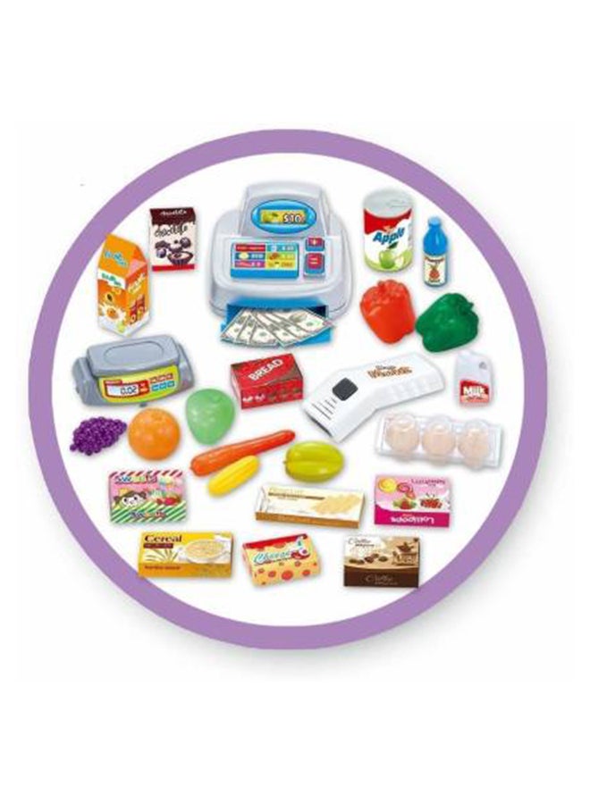 STAR WORK Lightweight Compact Portable Durable Pretend Role Supermarket Play Set 38.1x80x59.9cm - Image 5