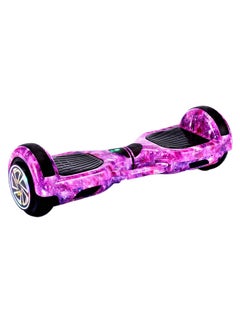 Self Balance Electric Scooter With LED Light For Kids and Adults In Purple 58x18x17cm
