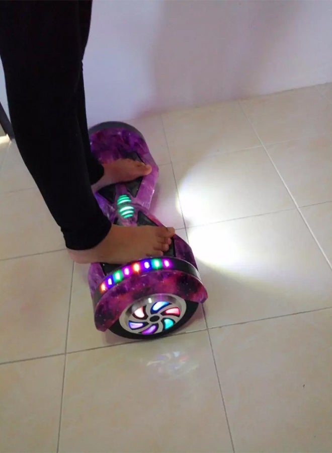 Cool Baby - Self Balance Electric Scooter With LED Light For Kids and Adults In Purple 58x18x17cm - Image 1