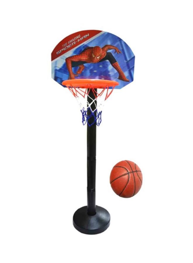 ذا أمايزنغ سبايدر مان طقم لعبة كرة السلة قابل للطي بتصميم سبايدرمان، مناسب للأماكن الداخلية والخارجية. - Image 3
