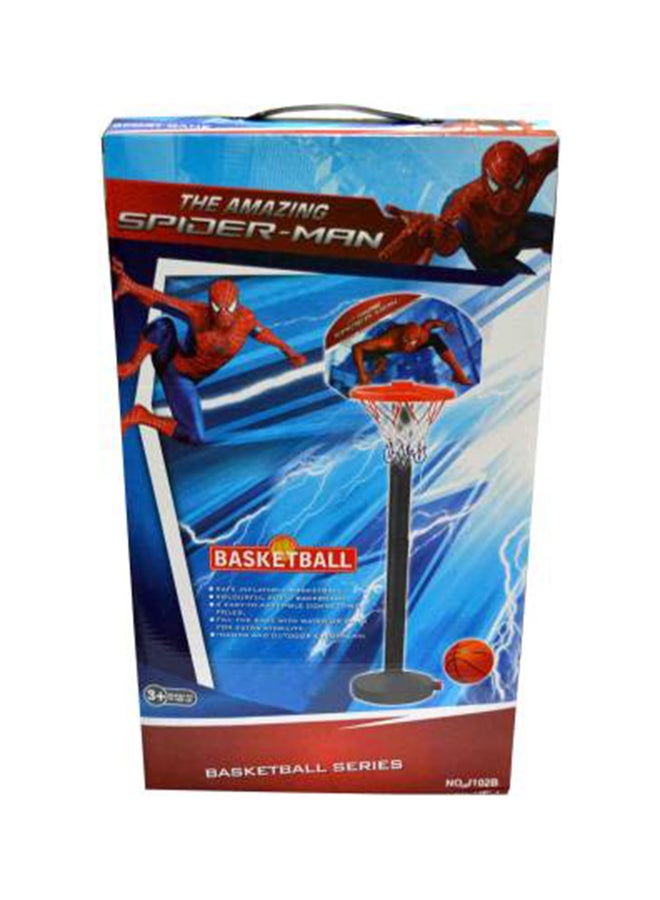 ذا أمايزنغ سبايدر مان طقم لعبة كرة السلة قابل للطي بتصميم سبايدرمان، مناسب للأماكن الداخلية والخارجية. - Image 2