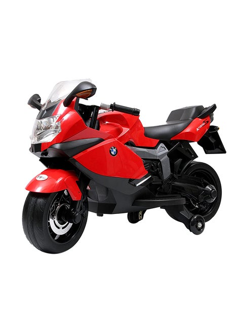High Grade Multicolor Amusing Race Bike With Side Supporting Wheels Ride On Toy For Children 109x32x51cm