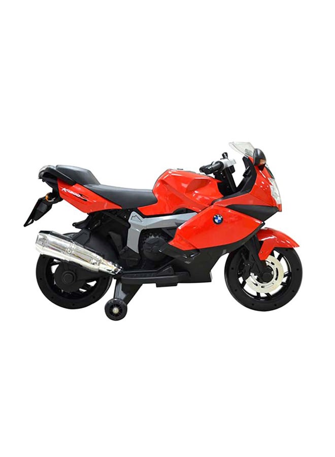 High Grade Multicolor Amusing Race Bike With Side Supporting Wheels Ride On Toy For Children 109x32x51cm