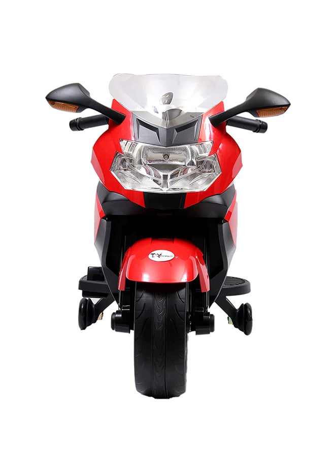 High Grade Multicolor Amusing Race Bike With Side Supporting Wheels Ride On Toy For Children 109x32x51cm
