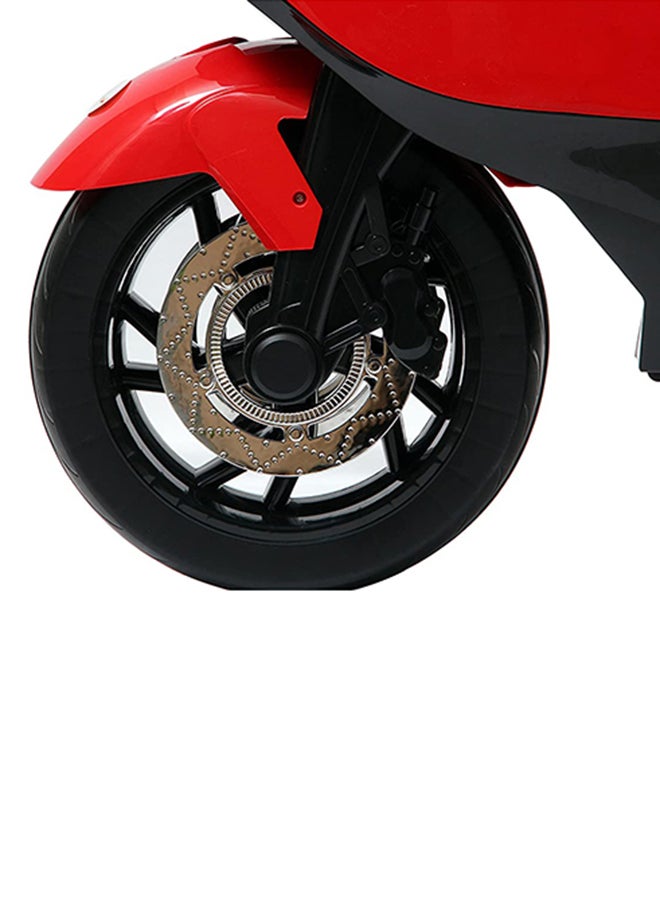 High Grade Multicolor Amusing Race Bike With Side Supporting Wheels Ride On Toy For Children 109x32x51cm