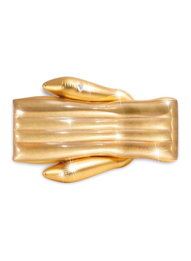 INTEX - Sand And Summer Shimmering Gold Lounge 69x47x24inch - Image 1