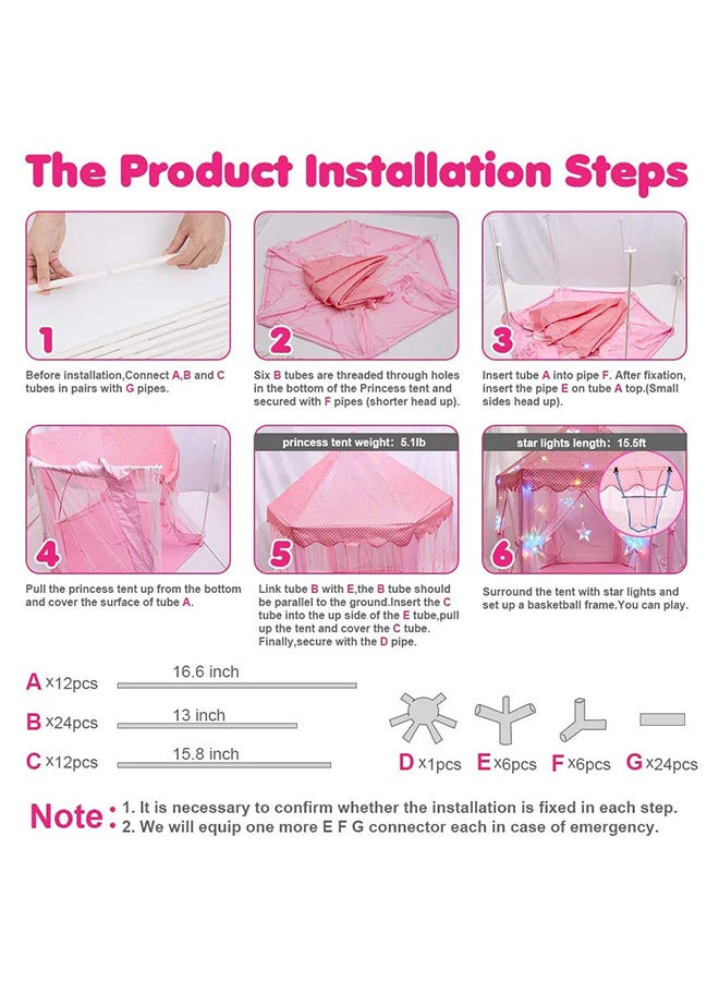 WESTLINK - Princess Castle Play Tent House ‎‎Foldable Easy To Assemble Durable Unique Design - Image 1