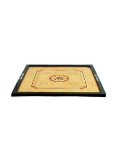 GSI Wooden Carrom Board Game And Coins Set With Unique Details Round Pockets Indoor  - Image 3