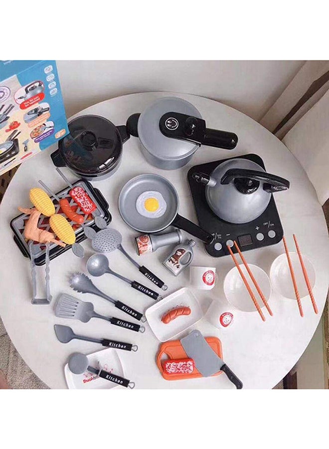 LNKOO - 36-Piece Realistic Kitchen Plastic Miniature Pretend Play Toy Set For Kids - Image 1