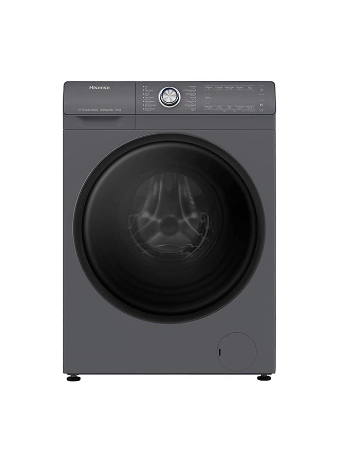 هايسنس غسالة بتحميل أمامي قائمة بذاتها 220 W WFER1014VAT تيتانيوم/أسود  - Image 1