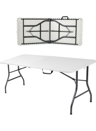 Foldable Table White 152x75x74cm - v1637065860/N51894661A_1