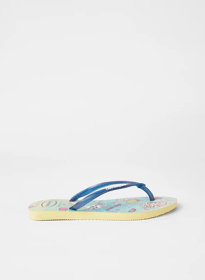 havaianas Kids My Little Pony Flip Flops Yellow