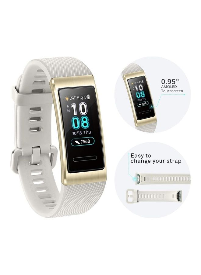 HUAWEI - Band 3 Pro Smart Fitness Tracker With Built-in GPS Quicksand Gold - Image 1