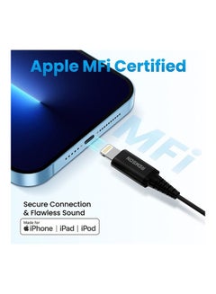 Remson Wired Mono Single Lightning Connector Earphone Black  - Image 2