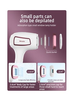 MLAY T8 Freezing Point Painless Hair Removal Device White/Pink  - Image 2