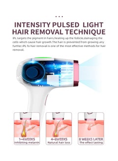 MLAY T8 Freezing Point Painless Hair Removal Device White/Pink  - Image 3