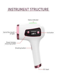 MLAY T8 Freezing Point Painless Hair Removal Device White/Pink  - Image 4