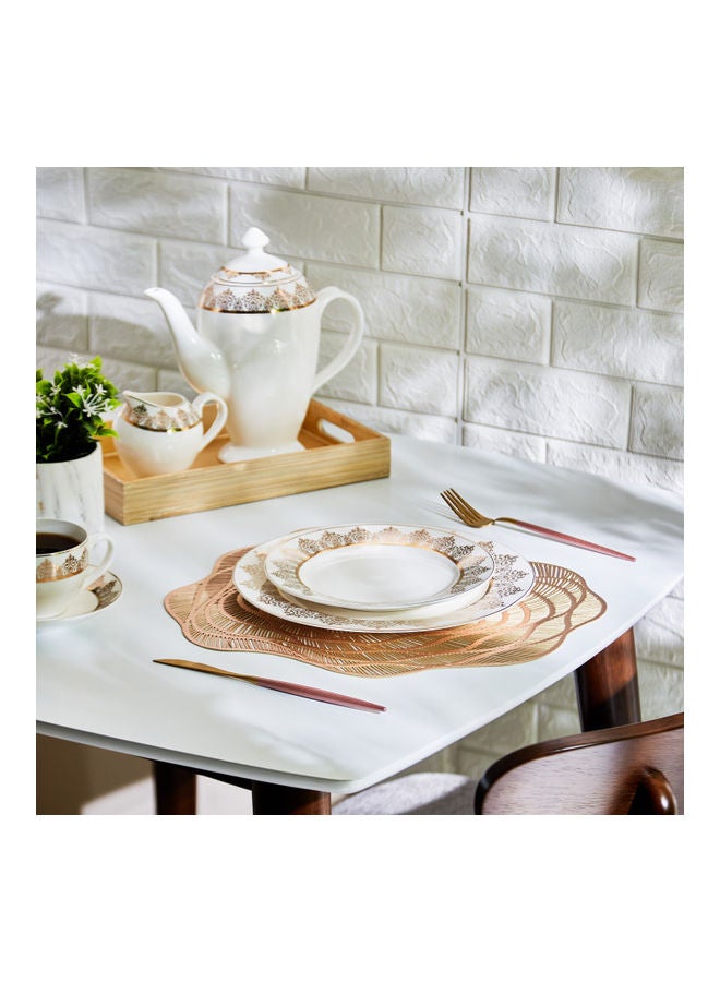 هوم بوكس لبادة صحون بي في سي من جوليان - 38 سم ذهبي 38x38سم - Image 4