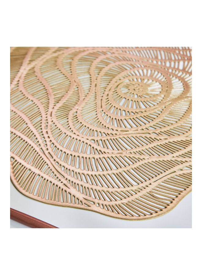 هوم بوكس لبادة صحون بي في سي من جوليان - 38 سم ذهبي 38x38سم - Image 3