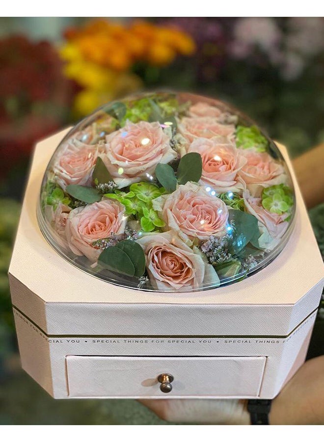 Creative - Gift Box With Acrylic Transparent Lid White - Image 1