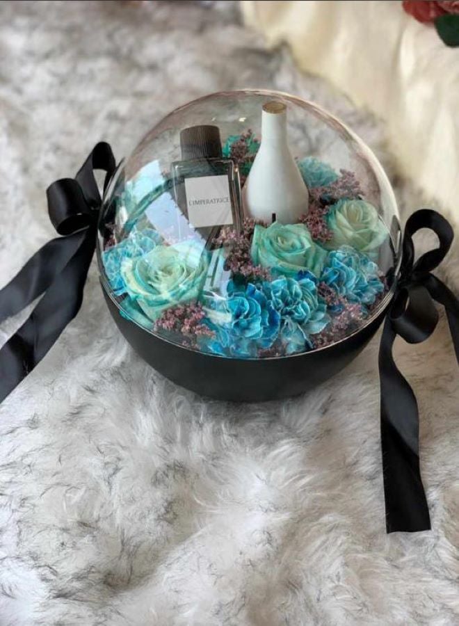Creative - Acrylic Round Ball Shaped Gift Box Multicolour - Image 1