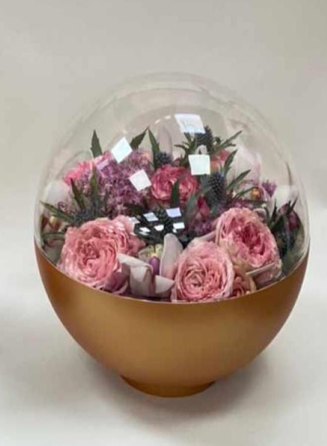 Creative Acrylic Round Ball Shaped Gift Box Multicolour - Image 2