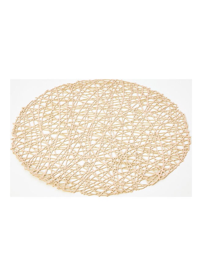 هوم بوكس لبادة صحون بي في سي من نوردك - 38 سم ذهبي 38x38سم - Image 1