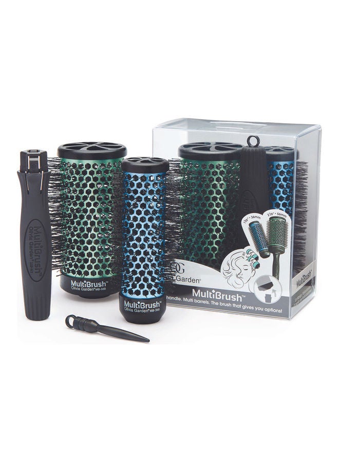 Olivia Garden Pack Of 3 Pieces MultiBrush Detachable Thermal Styling Hair Brush Multicolour - Image 1