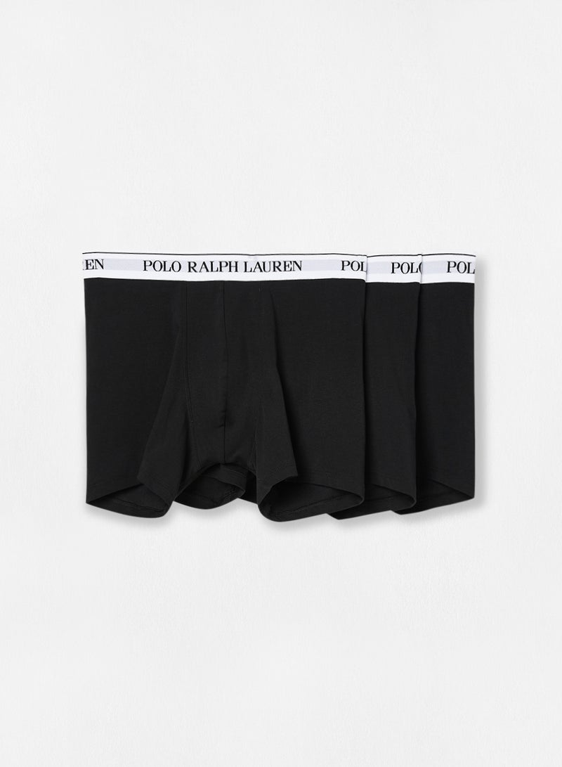 POLO RALPH LAUREN - Boxer Briefs (Pack of 3) Black - Image 1