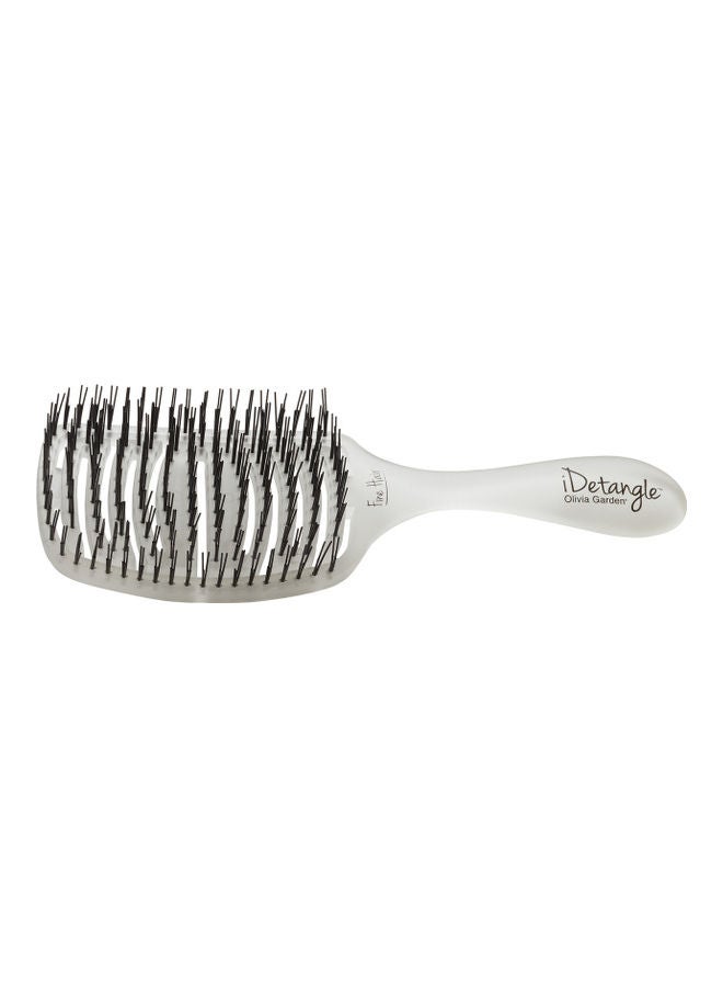 Olivia Garden Idetangle Flexible Vented Detangler For Fine Hair Pine Grey  - Image 1