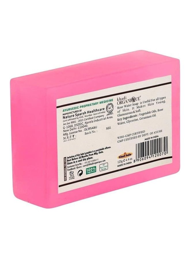 كادي أورجانيك مجموعة صابون بماء الورد مكونة من 4 قطع 500جرام - Image 3