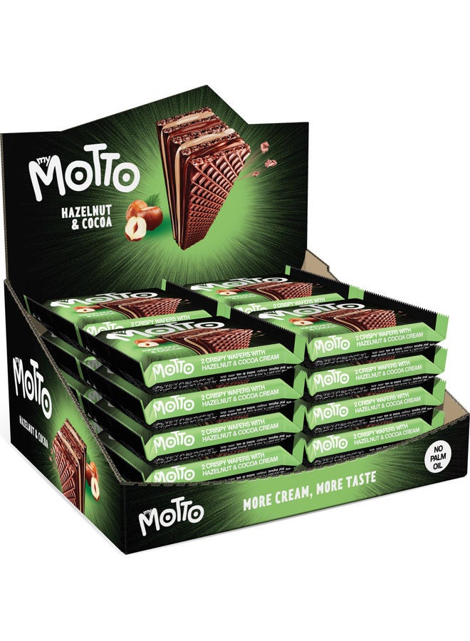 MY MOTTO - Hazelnut And Cocoa 34grams Pack of 20 - Image 1