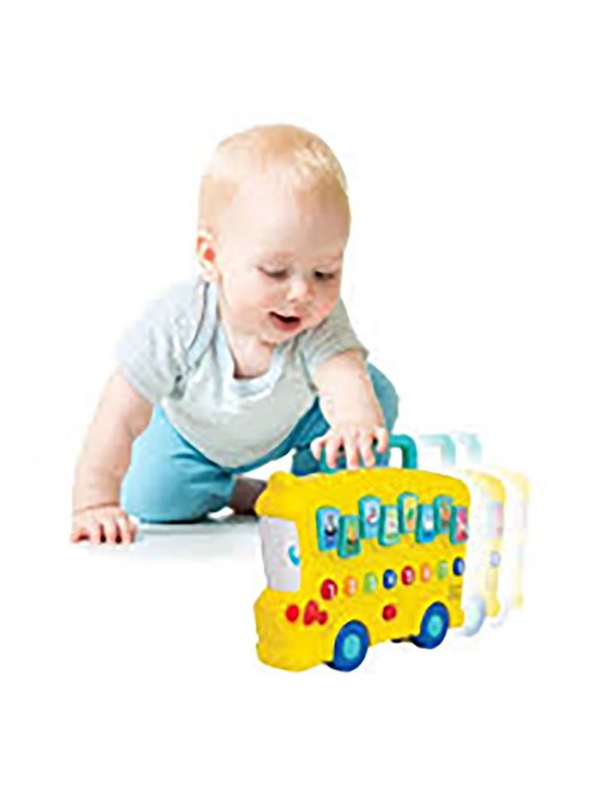 WinFun Animal Sounds Bus Free Wheeling Friendly With Flashing Light Early Education Toy For Kids  - Image 4