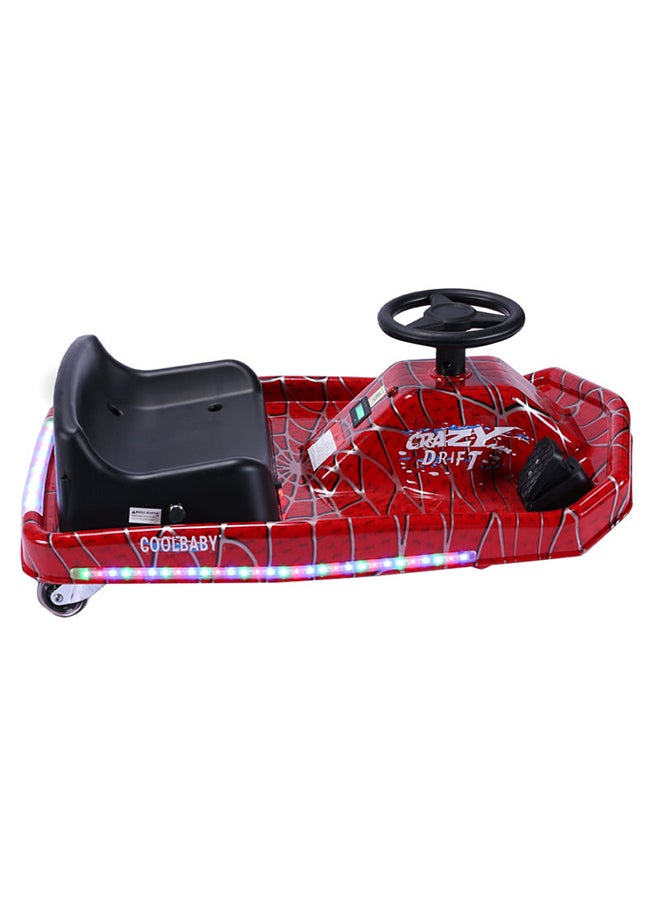 Cool Baby - Electric Drifting Crazy Cart With Spider Web Print Comfortable Seat For Kids 84x38x52cm - Image 1
