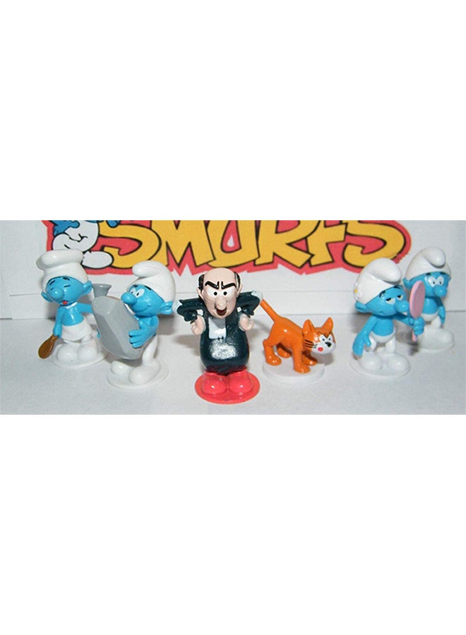 MissTiara - 12-Piece Cute Smurfs Action Figure Set Sturdy And Durable Multicolored 10x5x5cm - Image 1