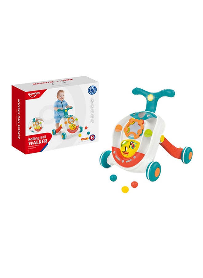 HUANGER - Baby Rolling Ball Walker With Light And Music Set 2AA Batteries Required 45.5x42.5x45cm - Image 1