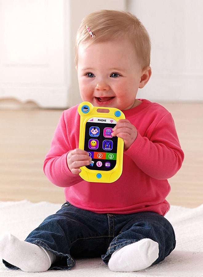 HUANGER Mobile Baby Cell Phone With Flashing Vocal Musical Early Sounding Educational Toy 13.2x3x8cm - Image 4